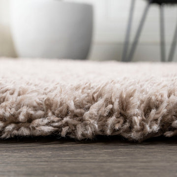 Groovy Solid Shag Area Rug
